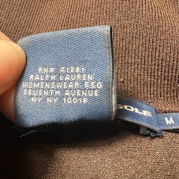 Ralph Lauren Golf half zip pullover sweater - Picture 9 of 10